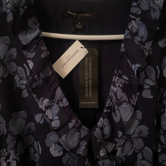 NEW Banana Republic Factory Floral Dress - Size Small - Picture 10 of 11